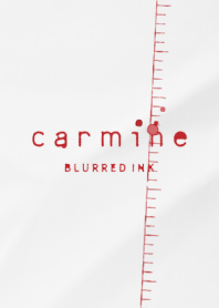 BLURRED INK -carmine-