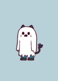 Ghost black cat(dusty colors06)