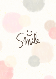 丸 水彩 ピンク18