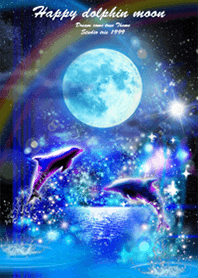 Happy Dolphin Moon#
