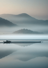 Peaceful lake, a comfortable day aa1875