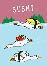 มากินซูชิเป็ดกัน!2(กุหลาบสีชมพู)