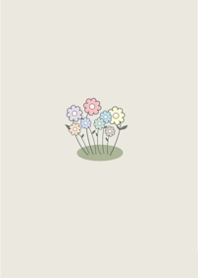 Cute Colorful Flower theme