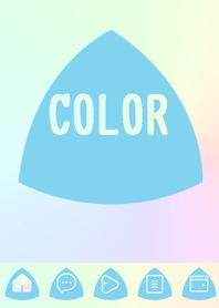 blue color rainbow  L18