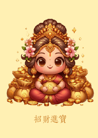招財進寶 (金色)