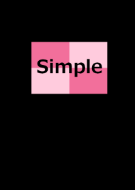 Simple pink style