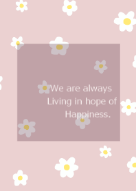 flower pattern /rosebeige pink