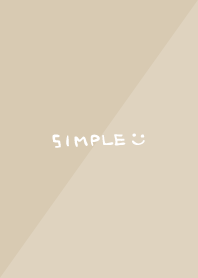 Simple 2 color beige17
