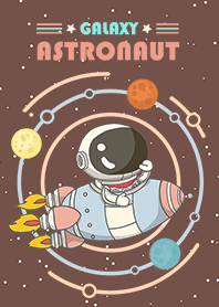misty cat-Rocket astronaut brown