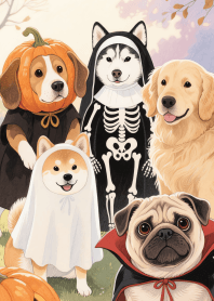 Love Lovely Dog Gang in Halloween (JP)