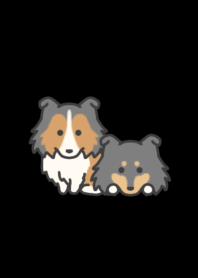 シェットランドシープドッグ＊ダークモード