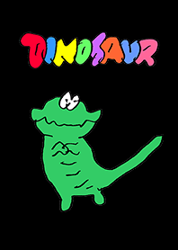 小さな恐竜おもちゃ09 黒