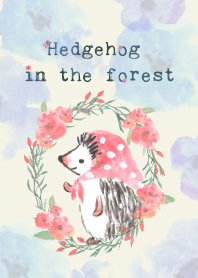 Hedgehog  in the forest