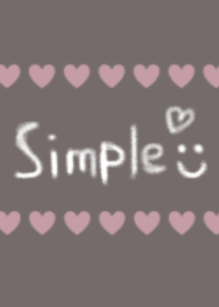 simple pink and gray