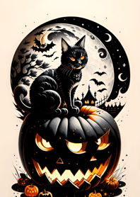 halloween cat 4687a7