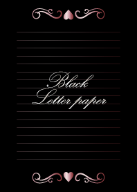 Black Letter paper *GLOSSYPINK 10*