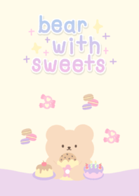 bear with sweets