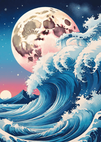 Ukiyo-e Mountains, Seas c88124