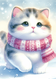 Cozy Winter Journey of the Kitty