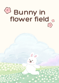 Mundae : Bunny in flower field