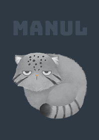 Manul / Pallas's Cat theme - Navy