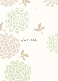 Round flowers and leaves30 from Japan