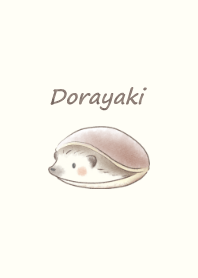 Hedgehog and Dorayaki* -beige-