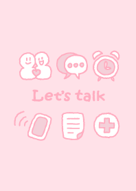 Simple icons - Pink