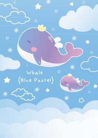 Whale (Blue Pastel)
