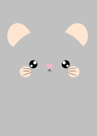 Simple Face Gray Mouse Theme