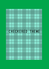MINT GREEN CHECKERED THEME/GREEN