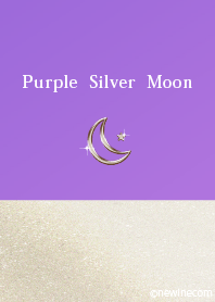 Purple Silver Moon