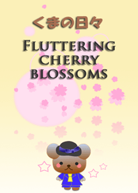 Bear daily<Fluttering cherry blossoms>