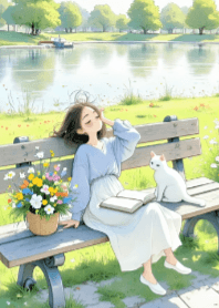 Cute Girl and Beautiful Nature V.15 - jp