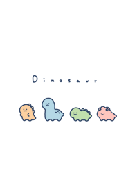 Smile Dinosaurs/white navy.