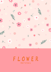 FLOWER SALMONPINK -NATURAL 61
