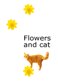 お花と猫ちゃん２