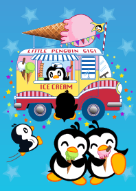 Sedikit Penguin Gigi ~ Ice Cream Cart