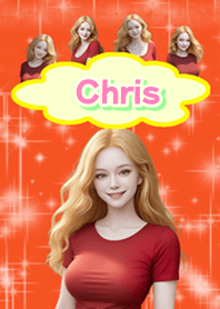 Chris beautiful girl red05