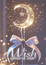 Wish - Magical Crescent Moon Stick - 4