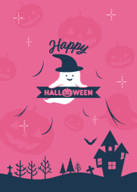 Happy Halloween 2021 / Pink x Navy blue