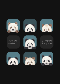 ANIMALS - Giant panda - CLASSY BLUE