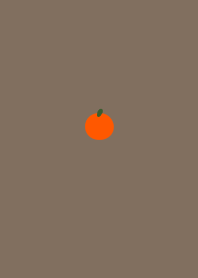 Greige and orange.
