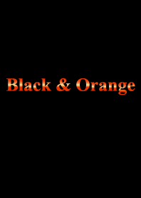 Black & Orange