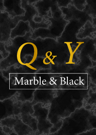 Q&Y-Marble&Black-Initial