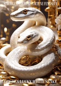 Golden Lucky White Snake 08