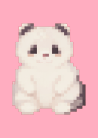 Panda Pixel Art Theme  Pink 04