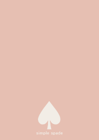 simple spade(#beige pink)jp