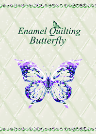 Enamel Quilting & Butterfly#4
