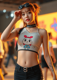 croptop kpop idol
